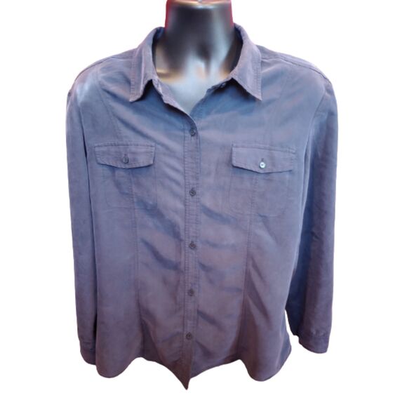 Jones Wear Sport Men's Size XLarge Men's Black Button Up Top - Picture 1 of 7